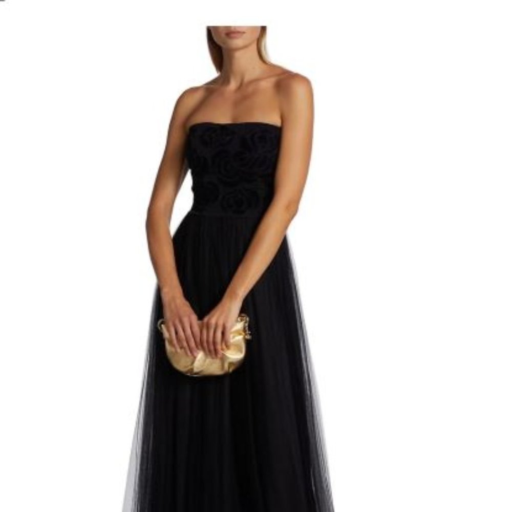 Chiara Boni La Petite Rob RARE SOLD OUT in stores black strapless dress NWT